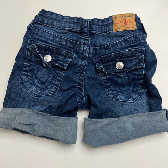 Boys True Religion Denim Shorts with adjustable Waist - Picture 1 of 9